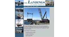 Desktop Screenshot of landingscolonywharf.com